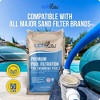 OptiFlow Premium Pure Silica Filter Sand, Natural Filtration Media, 50 lb Bag - Compatible with Standard Systems for Above-Ground, Inground, - 4 of 4