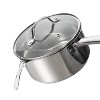 T-fal Performa Stainless Steel 3qt Covered Saucepan : Target