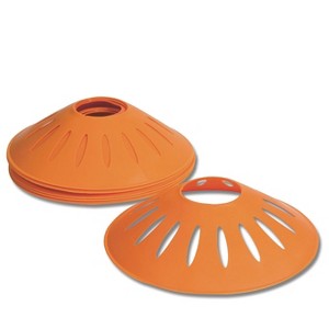 S&S Worldwide Ultimate TPR Half Cones, Orange, Pk6 - 1 of 3
