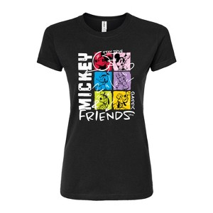 Women's - Disney - Streetwear Group Shot Fitted Graphic T-Shirt - 1 of 3