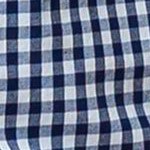 navy gingham