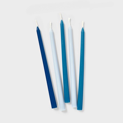 45ct 5.5"x0.37" Paraffin Wax Unscented Hanukkah Taper Candle - Spritz™ - image 1 of 3
