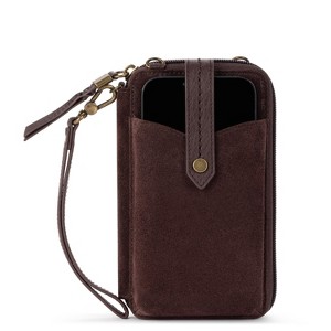 The Sak Women's Silverlake N/S Smartphone Crossbody, Mahogany Suede - 1 of 4