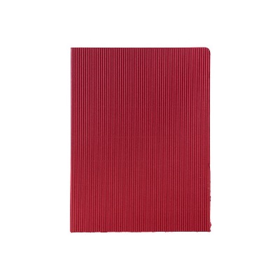 JAM Paper Corrugated Two-Pocket Fluted Folders Red 87500D