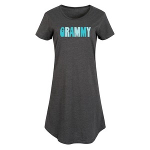 Women's - Instant Message - Grammy Graphic T-shirt Dress - 1 of 4