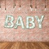 Big Dot of Happiness Boho Botanical Baby - Greenery Baby Shower Party Decorations - BABY - Outdoor Letter Banner - 3 of 4