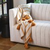 Storied Home Striped Cotton Throw Blanket with Tassels - 3 of 4