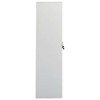 vidaXL Wardrobe White Steel Large Wardrobe Rectangular Modern - 3 of 4