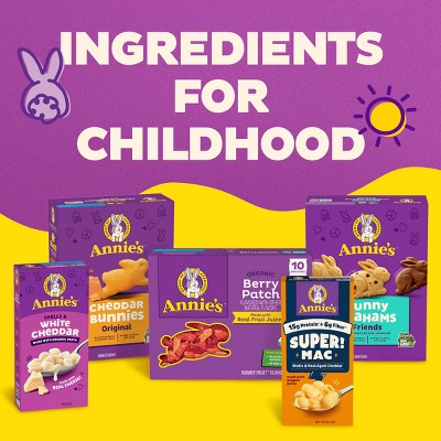 Annie's White Cheddar and Sour Cream Bunnies Crackers - 7.5oz