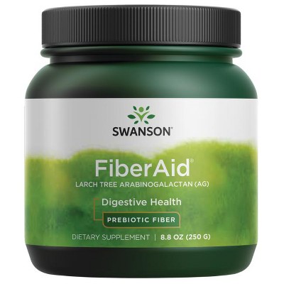 Swanson Fiber Supplements Fiberaid Larch Tree Arabinogalactan (Ag) 8.8 oz Pwdr.