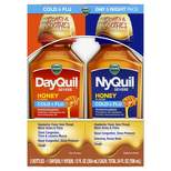Vicks DayQuil NyQuil Severe Cold & Flu Honey Combo - 2pk/24 fl oz