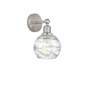 Athens Deco Swirl - 1 Light Wall Sconce In Industrial Style-10.5 Inches Tall and 6 Inches Wide - 1 of 1