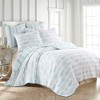 Aqua Breeze Quilt and Pillow Sham Set - Levtex Home - 2 of 4