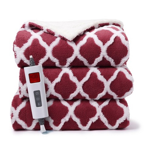 Heated throw blankets target hot sale