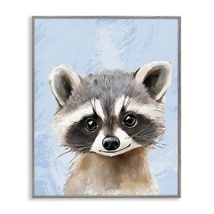 Stupell Industries Sweet Woodland Raccoon Framed Giclee Art - 1 of 4