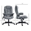 Massage Office Recliner Chair with Heat, 6-Point Vibrating Backrest, Adjustable Height - 3 of 4