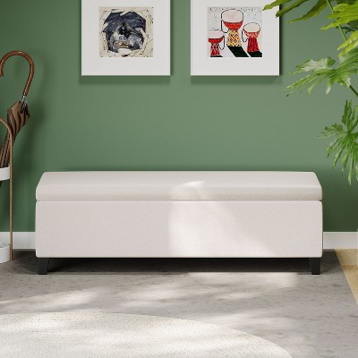 Modern Contemporary Altay Velvet Storage Ottoman with Fabric-Christopher Knight Home