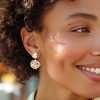 Ross-Simons 7.5-8mm Cultured Pearl and 7.50 ct. t.w. White Topaz Drop Earrings in 18kt Gold Over Sterling - 2 of 3