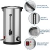 60/110 Cups Stainless Steel Commercial Coffee Urn, Large Capacity Double Wall Heat Retention Thermal Carafe for Wedding, Buffet, Party - 3 of 4