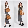 Tote Bag for Girls - Women Canvas Tote Handbags Casual Shoulder Work Bag Crossbody Top Handle Bag Cross-body Handbags, Large Capacity Shopping Bags - 2 of 4