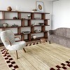 Nuloom Pompeii Checked Border Area Rug, 3' 3" x 5', Red - 2 of 4