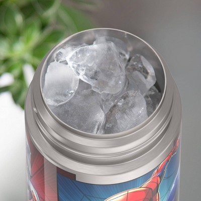 Thermos Kids' 12oz Stainless Steel FUNtainer Water Bottle with Bail Handle - Spider-Man