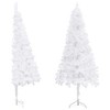 Aghana Digitals 240cm White PVC Corner Artificial Christmas Tree with 525 Tips, Adjustable Branches - 2 of 4