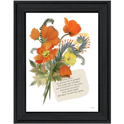 HomeRoots See You Grow Black Framed Print Wall Art