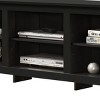 GlasFlength TV Stands and Consoles Modern Entertainment Center with Open Shelves and Cable Management for Living Room, Black, 15.5"*70"*23" - 4 of 4