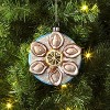4" Christmas Glass Oyster Ornament Blue Plate - Wondershop™ - 2 of 3