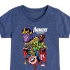 Girls' - Marvel - Avengers Vs Thanos Fitted Short Sleeve Graphic T-Shirt - 2 of 4