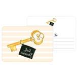 10ct Post Cards 'New Home Antique Key'