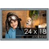 PosterPalooza | Textured Blue Picture Frame - UV Acrylic, Backing Board, Hanging Hardware Included - 2 of 4