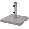 vidaXL Parasol Base Grey Granite 15.7 x 15.7 x 1.9 in - 2 of 4