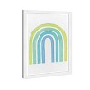 13" x 19" Rainbow Beauty 1 Nature and Landscape Framed Wall Art Green - Olivia's Easel - 2 of 4
