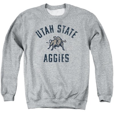 Campus Lab Utah State University Official Utah Aggies Logo Unisex Adult Crewneck Sweatshirt