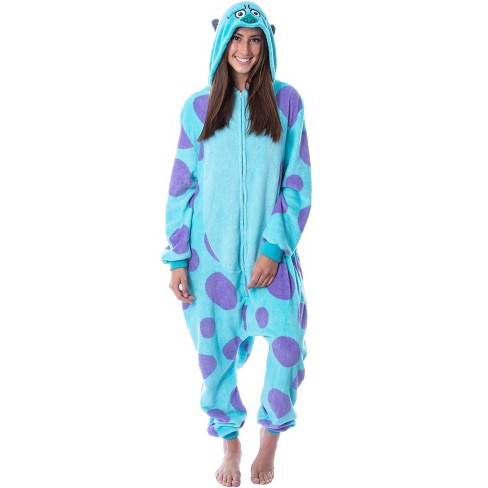 Disney Monsters Inc Adult Sulley Kigurumi Costume Union Suit Pajama - image 1 of 4