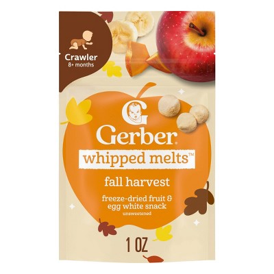 Gerber Harvest Apple Seasonal Fall Melts Baby Snacks - 1oz