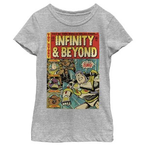 Girl's Toy Story Buzz Lightyear Comic Cover T-Shirt - 1 of 4