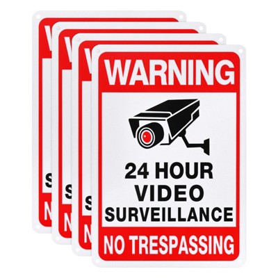 Unique Bargains Aluminum Reflective UV-Protection Waterproof Warning Sign