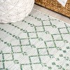 Ourika Moroccan Geometric Textured Weave Indoor/Outdoor Area Rug - JONATHAN Y - image 3 of 4