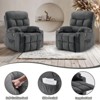 SEVOBAL Sofas Small Recliner Chair for Home Living Room, Bedroom, Indoor Sofas for Adults, Gray,33.5"*28.9"*40.9" - 4 of 4