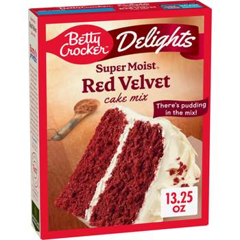 Betty Crocker Delights Red Velvet Super Moist Cake Mix - 13.25oz
