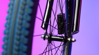 Brightz Color Morphing Bike Wheel LED Lights: Iron, Silicone