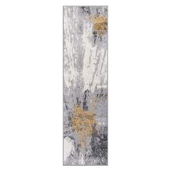 World Rug Gallery Modern Abstract Stain Resistant Soft Area Rug