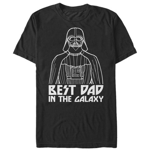 Men s Star Wars Darth Vader Best Dad In The Galaxy T shirt Target