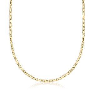 Ross-Simons Italian 14kt Yellow Gold Cable-Link Necklace Size 18 - 1 of 2