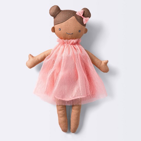 Plush Doll With Pink Dress - Cloud Island™ : Target