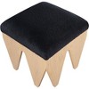 Meridian Furniture,Altair Velour Fur Fabric Bench - 4 of 4