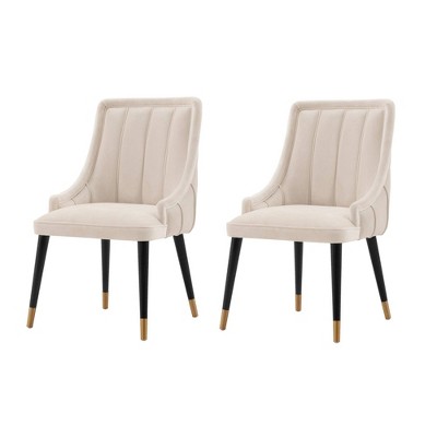 Ola Modern Boucle Upholstered Dining Chair Cream - Manhattan Comfort ...